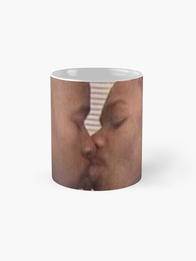 black men kissing Coffee Mug for Sale by yeeyeeinthechat