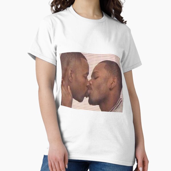 Item preview, black men kissing designed and sold by yeeyeeinthechat.