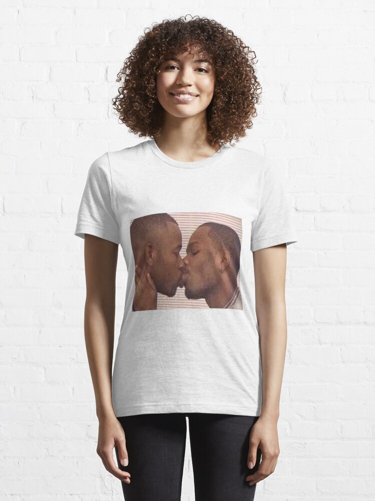 "black men kissing" Tshirt for Sale by yeeyeeinthechat Redbubble