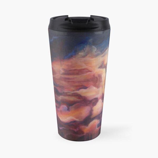 Clarity - Colorful Abstract Oil Painting Travel Mug