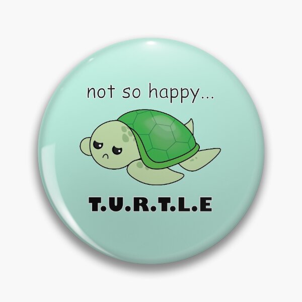 Item preview, not so happy turtle designed and sold by therealjuju.