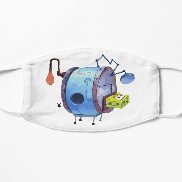 Spongebob in a Machine Mask