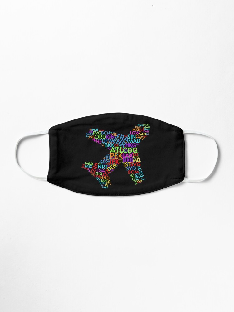 Alternate view of Airport Codes of the World Mask