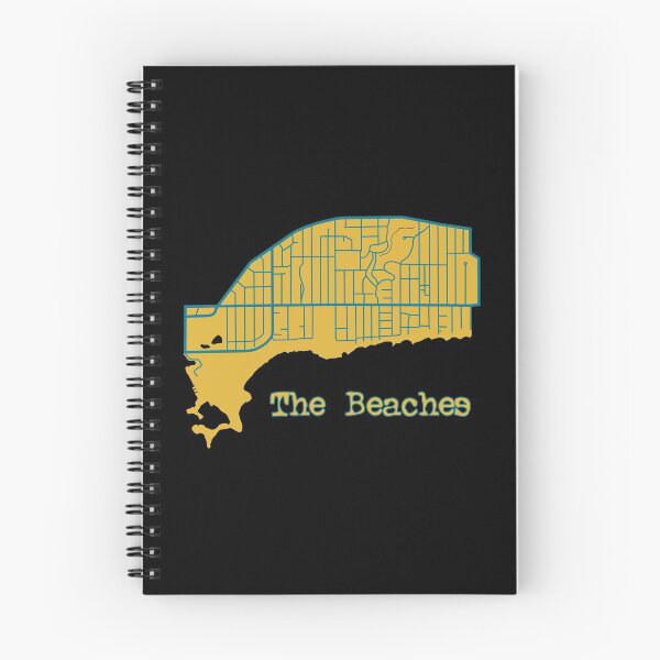 Item preview, The Beaches Map designed and sold by TeeOhGraphics.
