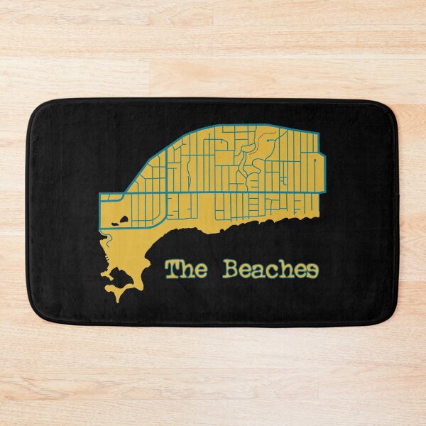 Item preview, The Beaches Map designed and sold by TeeOhGraphics.