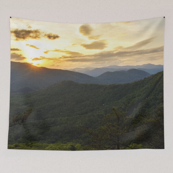 Item preview, Appalachian Mountains Sunset Tapestry  designed and sold by mbarimo7.
