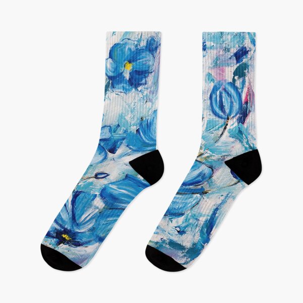 Item preview, Abstract Blue Poppies designed and sold by artbydanielle.