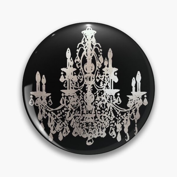 Item preview, Crystal Chandelier, Faux Silver designed and sold by PixDezines.