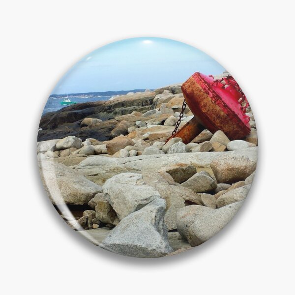 Item preview, Beached Buoy On Rocky Shores designed and sold by Totallyalive.