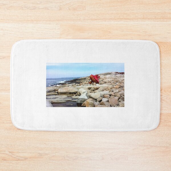Item preview, Beached Buoy On Rocky Shores designed and sold by Totallyalive.