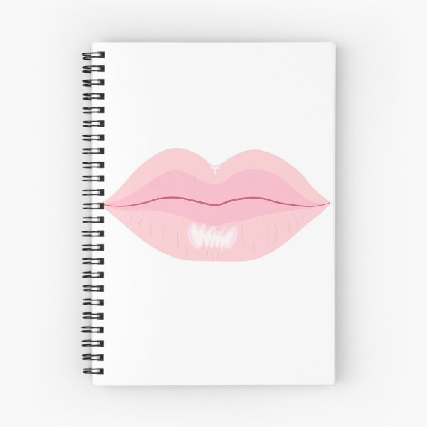 Item preview, Pink Shiny Lips Closed Mouth designed and sold by LizzyizzyDesign.