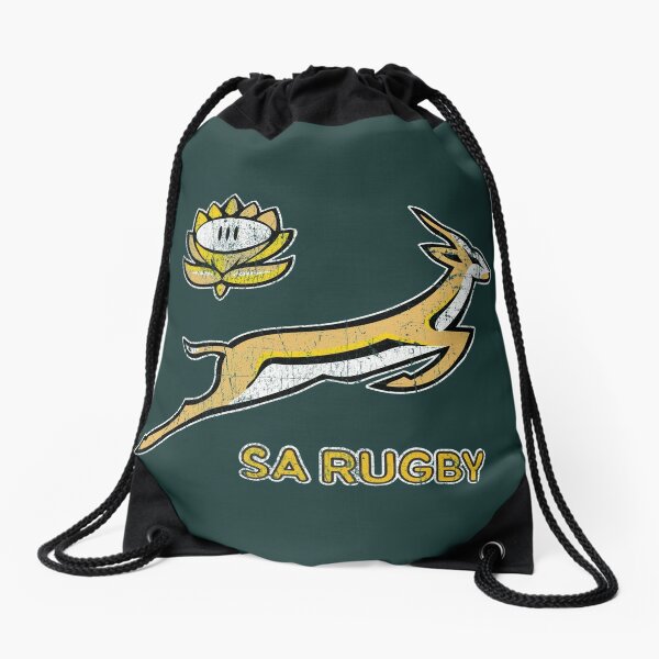 SA Rugby - Vintage Springbok logo Drawstring Bag