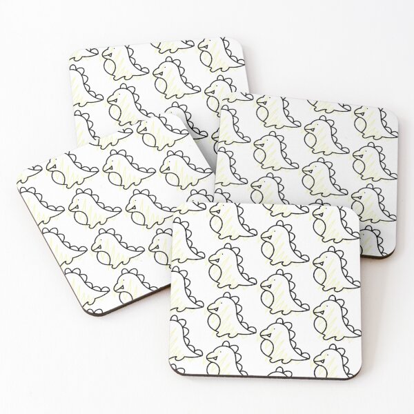 Item preview,  Yellow Squiggly Dinosaur designed and sold by trinhvchristine.