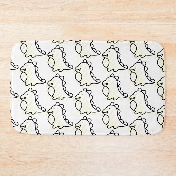 Item preview,  Yellow Squiggly Dinosaur designed and sold by trinhvchristine.