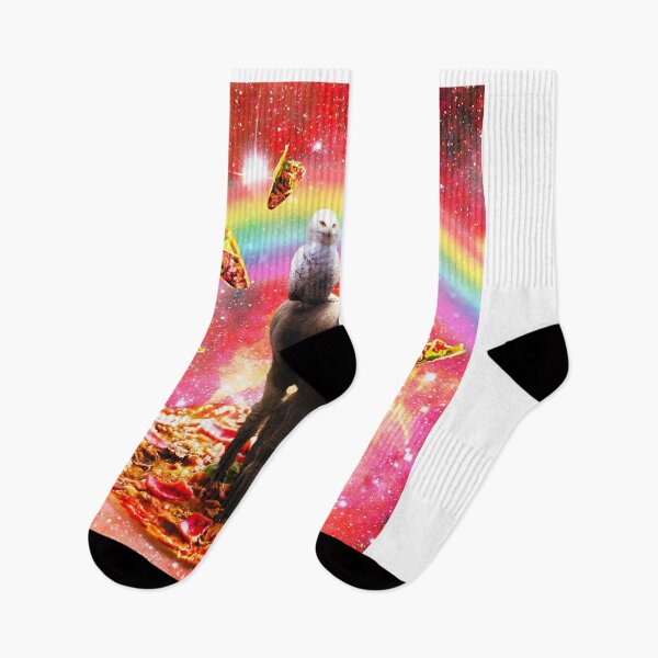 Item preview, Space Owl Riding Alpaca Unicorn - Pizza & Taco designed and sold by SkylerJHill.