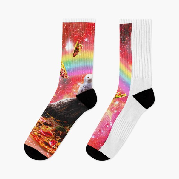 Item preview, Space Owl Riding Turtle Unicorn - Pizza & Taco designed and sold by SkylerJHill.