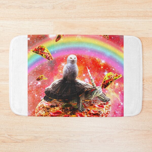 Item preview, Space Owl Riding Turtle Unicorn - Pizza & Taco designed and sold by SkylerJHill.