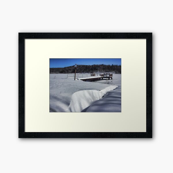 The Snow Drift Framed Art Print