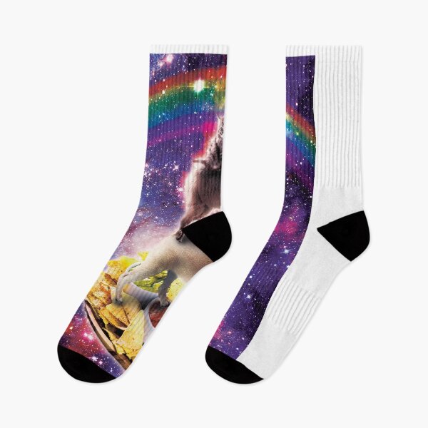 Item preview, Space Cat Llama Pug Riding Nachos designed and sold by SkylerJHill.