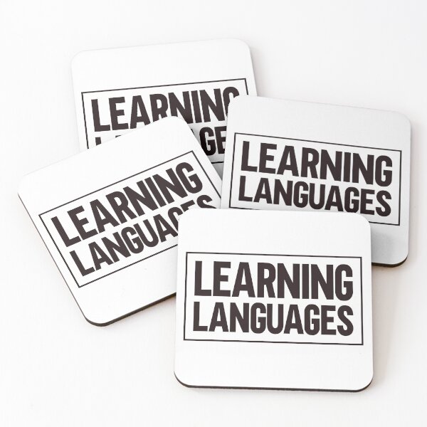 Item preview, Learning Languages White Version Sign designed and sold by xesed.