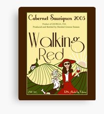 Walking Red: A Fine Wine Canvas Print