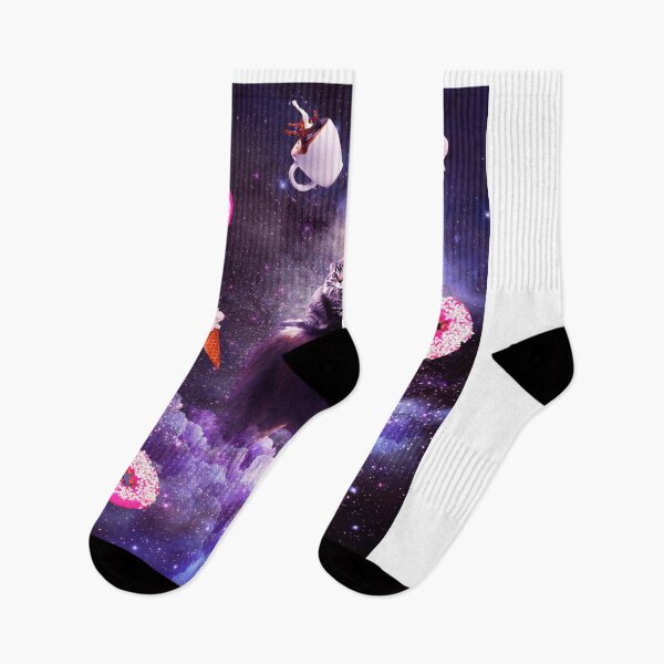 Artikelvorschau, Outer Space Cat Riding Llama Unicorn entworfen und verkauft von SkylerJHill.