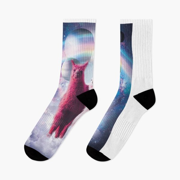 Item preview, Crazy Funny Rainbow Llama In Space designed and sold by SkylerJHill.