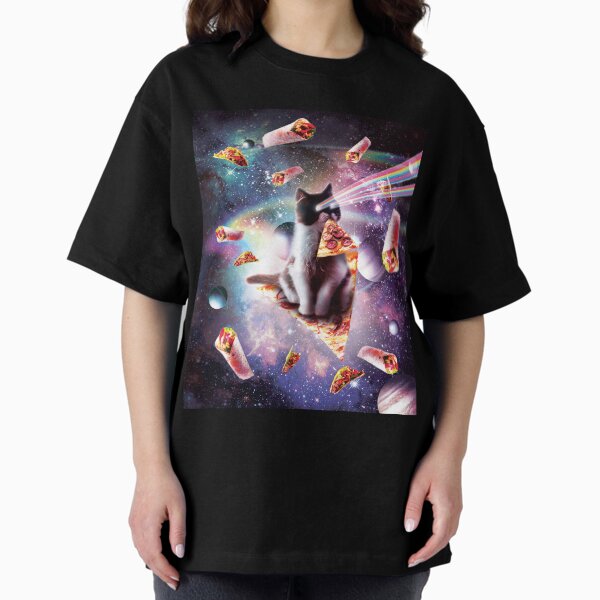Artikel-Vorschau von Outer Space Pizza Cat - Rainbow Laser, Taco, Burrito, designt und verkauft von SkylerJHill.