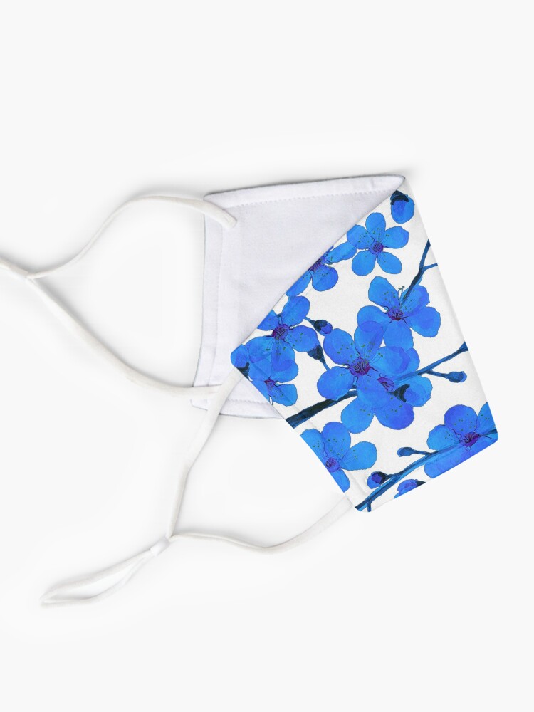 Alternate view of Cherry Blossom blue, Chinoiserie Mask