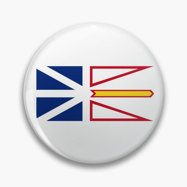 Newfoundland Old Canada Flag Lapel Pin Badge