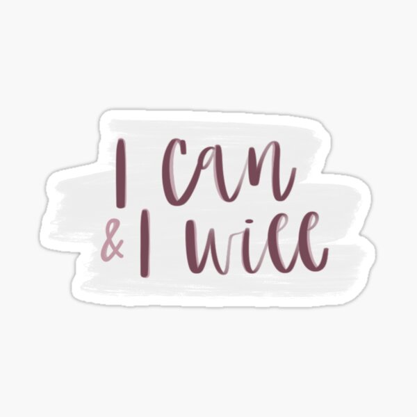 Item preview, I Can & I Will designed and sold by annieweibleart.