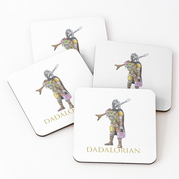 Item preview, Dadalorian funny illustration, fathers day designed and sold by Amineharoni.