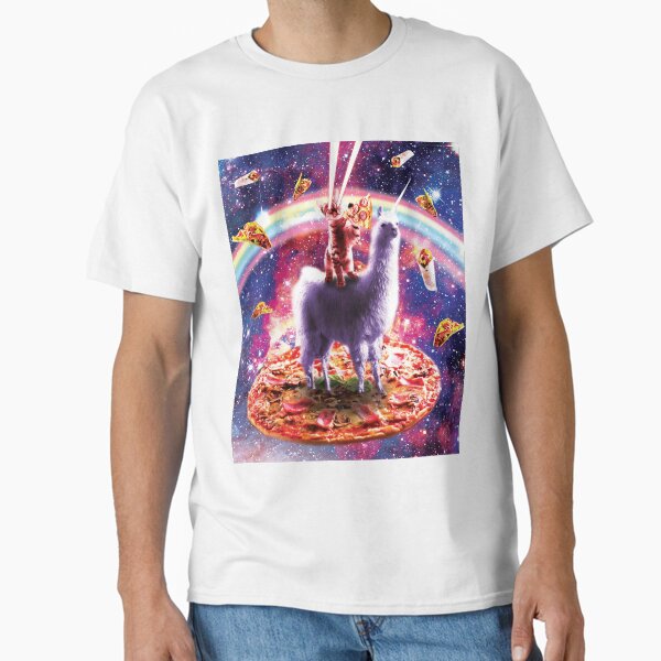 Artikel-Vorschau von Laser Eyes Outer Space Cat Riding On Llama Unicorn, designt und verkauft von SkylerJHill.
