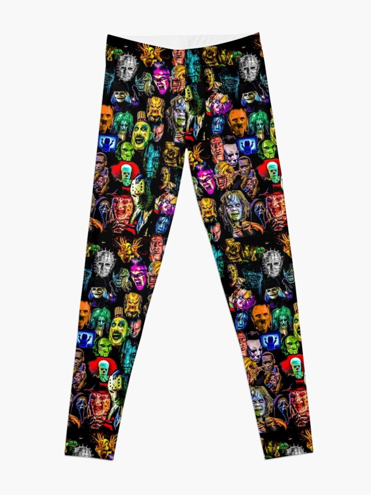 Alternate view of horror film baddies legends Leggings