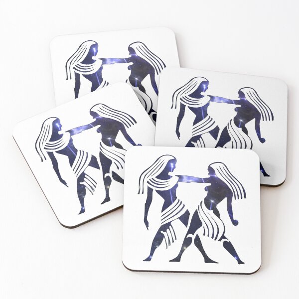 Item preview, Gemini Zodiac Symbol With Constellation Background designed and sold by THNKDESIGN.
