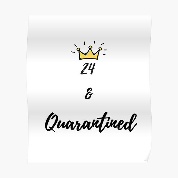 Posters Sur Le Theme Joyeux 24e Anniversaire Redbubble