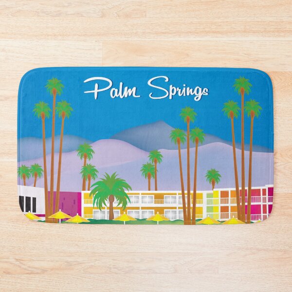 Item preview, Palm Springs, California - Skyline Illustration by Loose Petals designed and sold by LoosePetals.