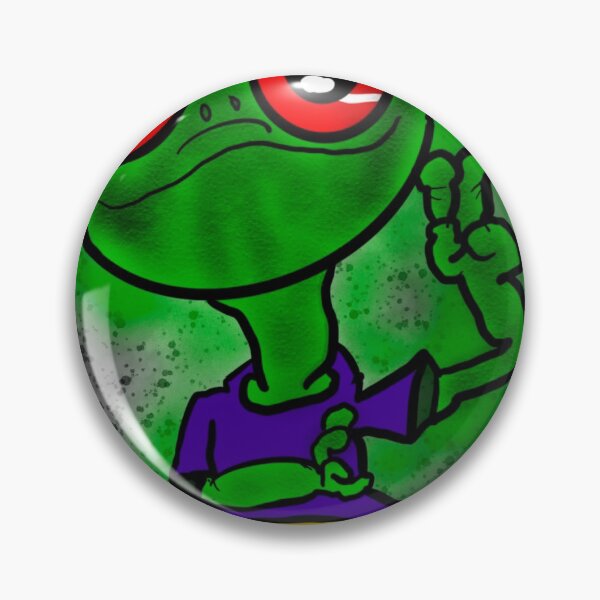 Item preview, Peace frog designed and sold by Pumpkinomalley.