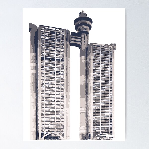 Item preview, Belgrade - Western City Gate minimal, Serbia designed and sold by ArchiCrumbs.