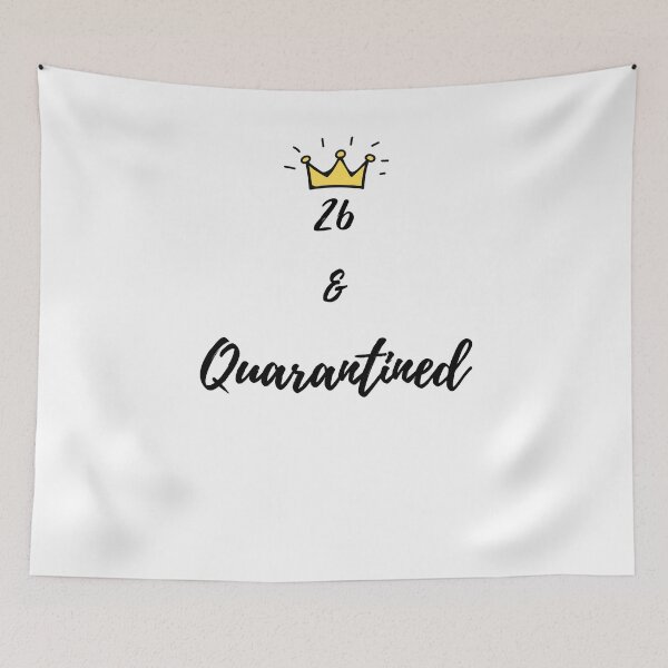 Item preview, 26 and Quarantined funny birthday Gift Idea Social Distancing designed and sold by YourgiftShop.