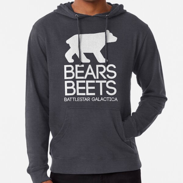 Bears. Beets. Battlestar Galactica. Lightweight Hoodie