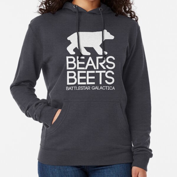 Bears. Beets. Battlestar Galactica. Lightweight Hoodie