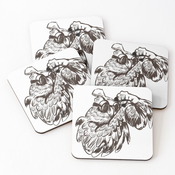 Item preview, strong owl logo designed and sold by Americentai.
