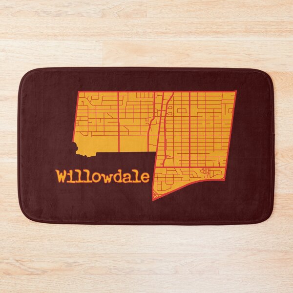 Item preview, Willowdale Map designed and sold by TeeOhGraphics.