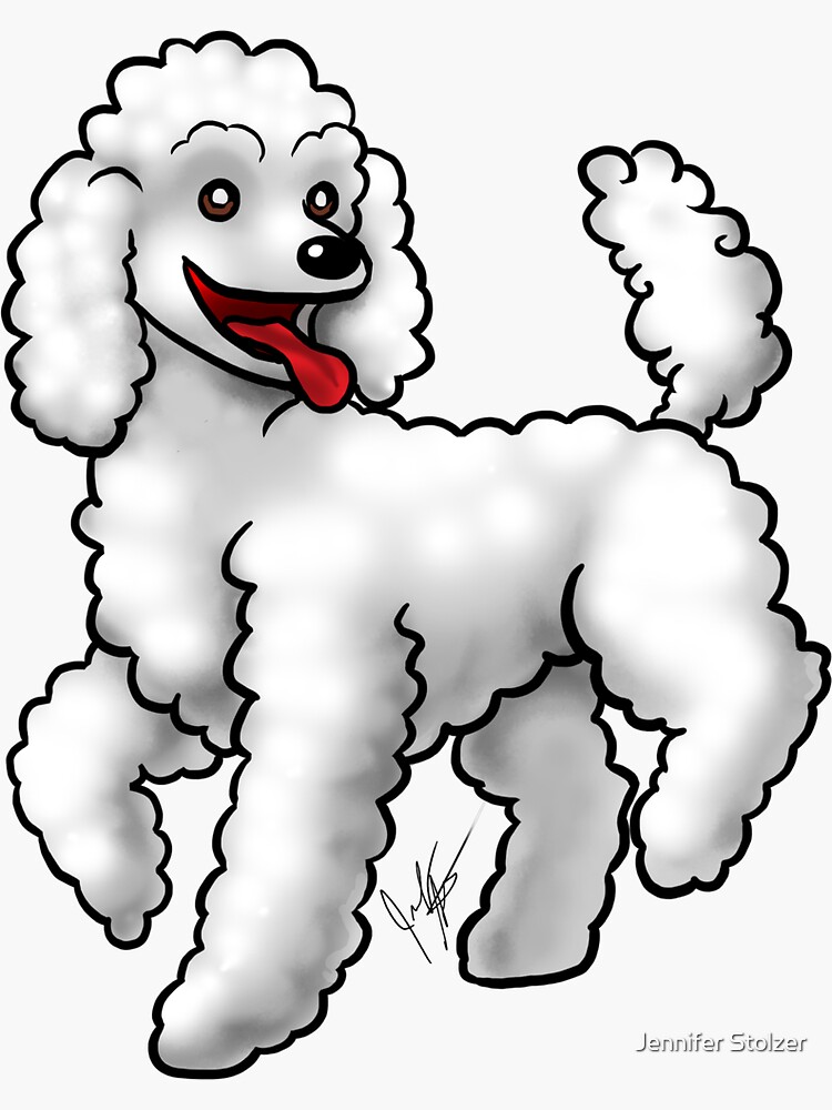 Poodle - White by jameson9101322