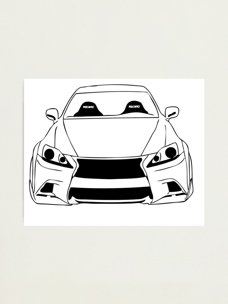 Lexus IS250 / IS350 - xe2 with xe3 Front | Photographic Print