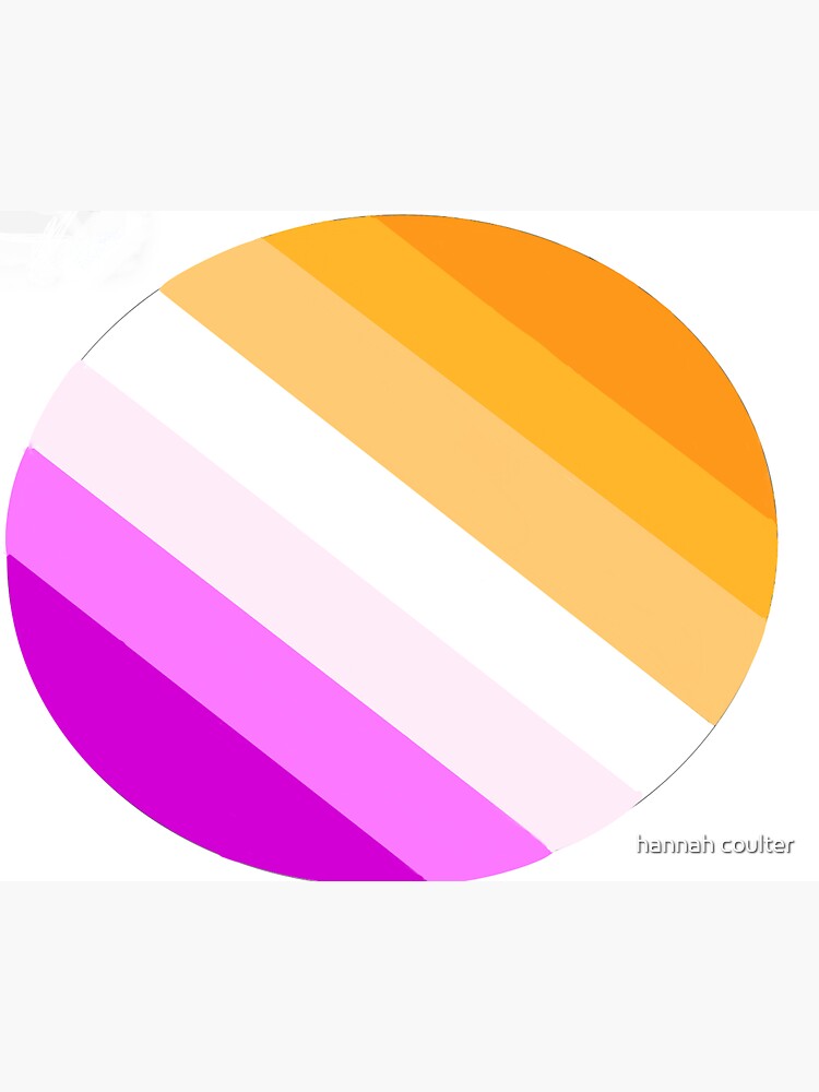 Lesbian Pride Flag Sticker Sticker For Sale By 13sunflowers Redbubble