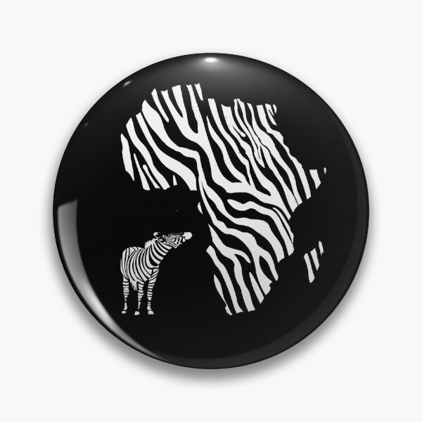 Item preview, AFRICA ZEBRA MAP designed and sold by ReignGFX.