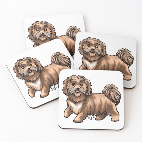 Item preview, Dog - Shih Tzu - Liver designed and sold by Jennifer Stolzer.