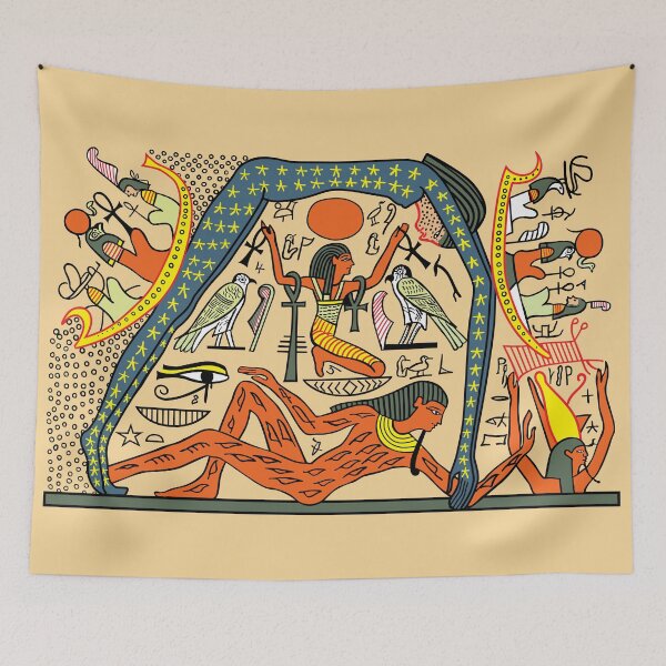 Item preview, Ancient Egiptian Cosmology Concept of The Unniverse - Flat Earth designed and sold by VectorDesigner.